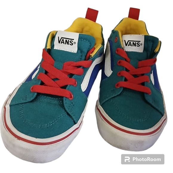 VANS Kids Filmore Trainer In Primary Colors Size 1.0 - Picture 9 of 9